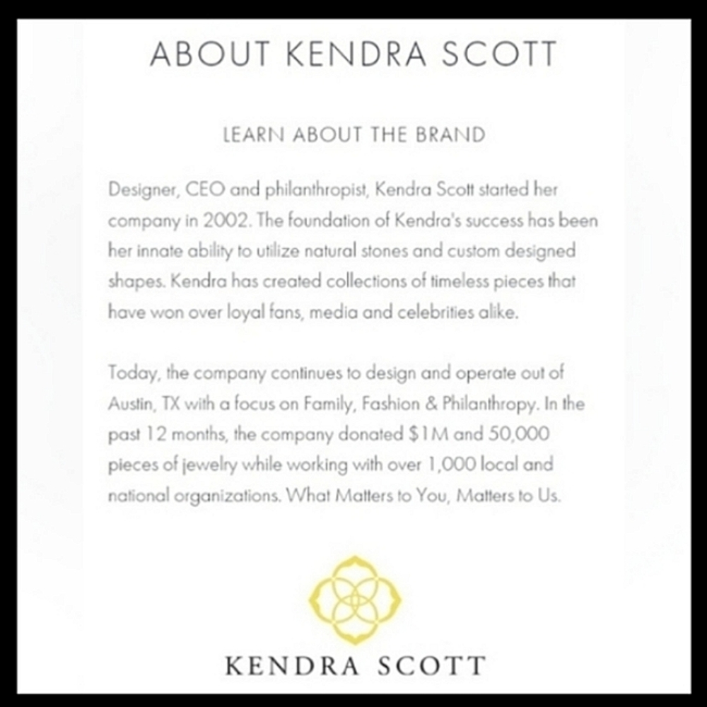 Kendra Scott Elisa Royal Blue or Green Kyocera Opal Gold Plated or Silver - Picture 15 of 16